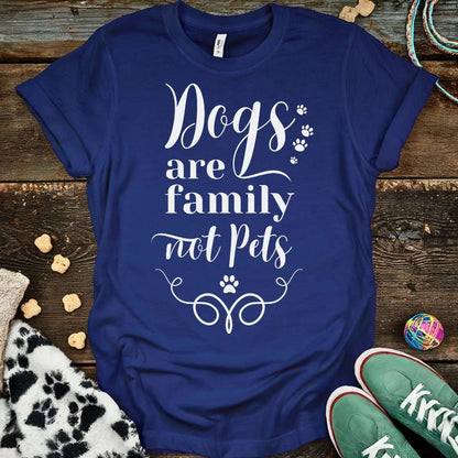 Family Not Pets T-Shirt Navy / S T-Shirt