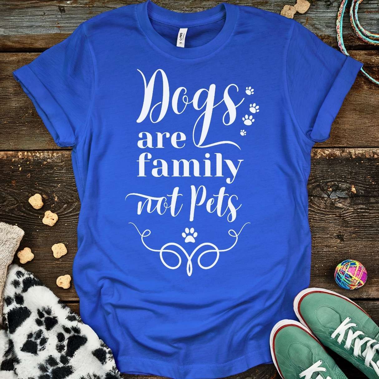 Family Not Pets T-Shirt Royal / S T-Shirt