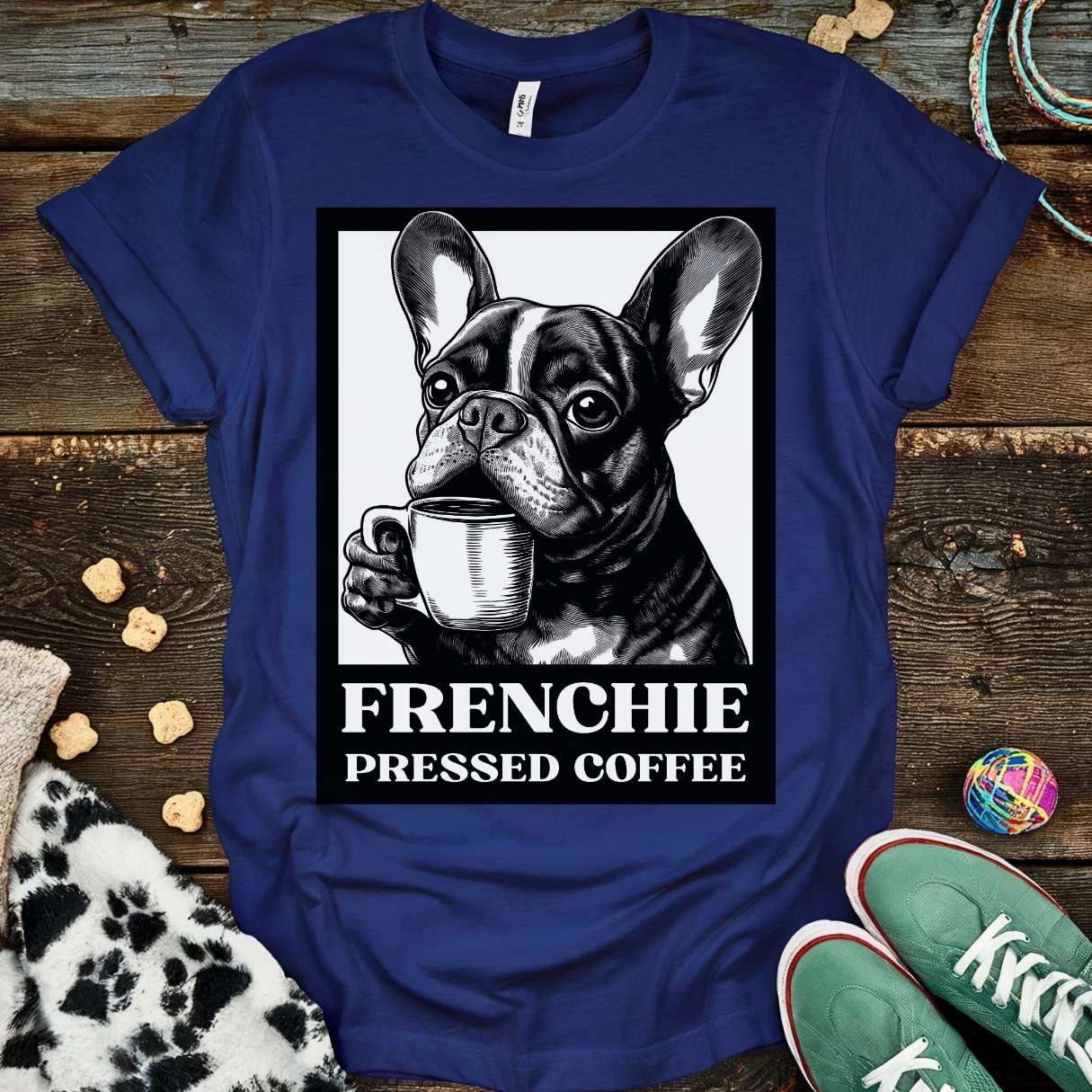 Frenchie Press T-Shirt Navy / S T-Shirt