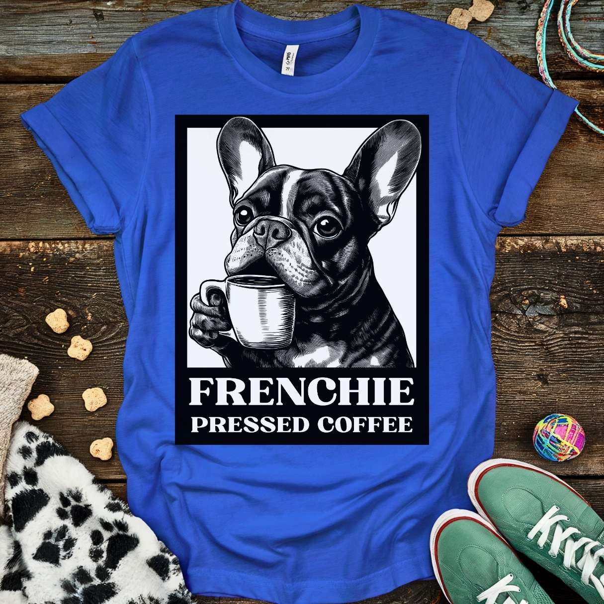 Frenchie Press T-Shirt Royal / S T-Shirt