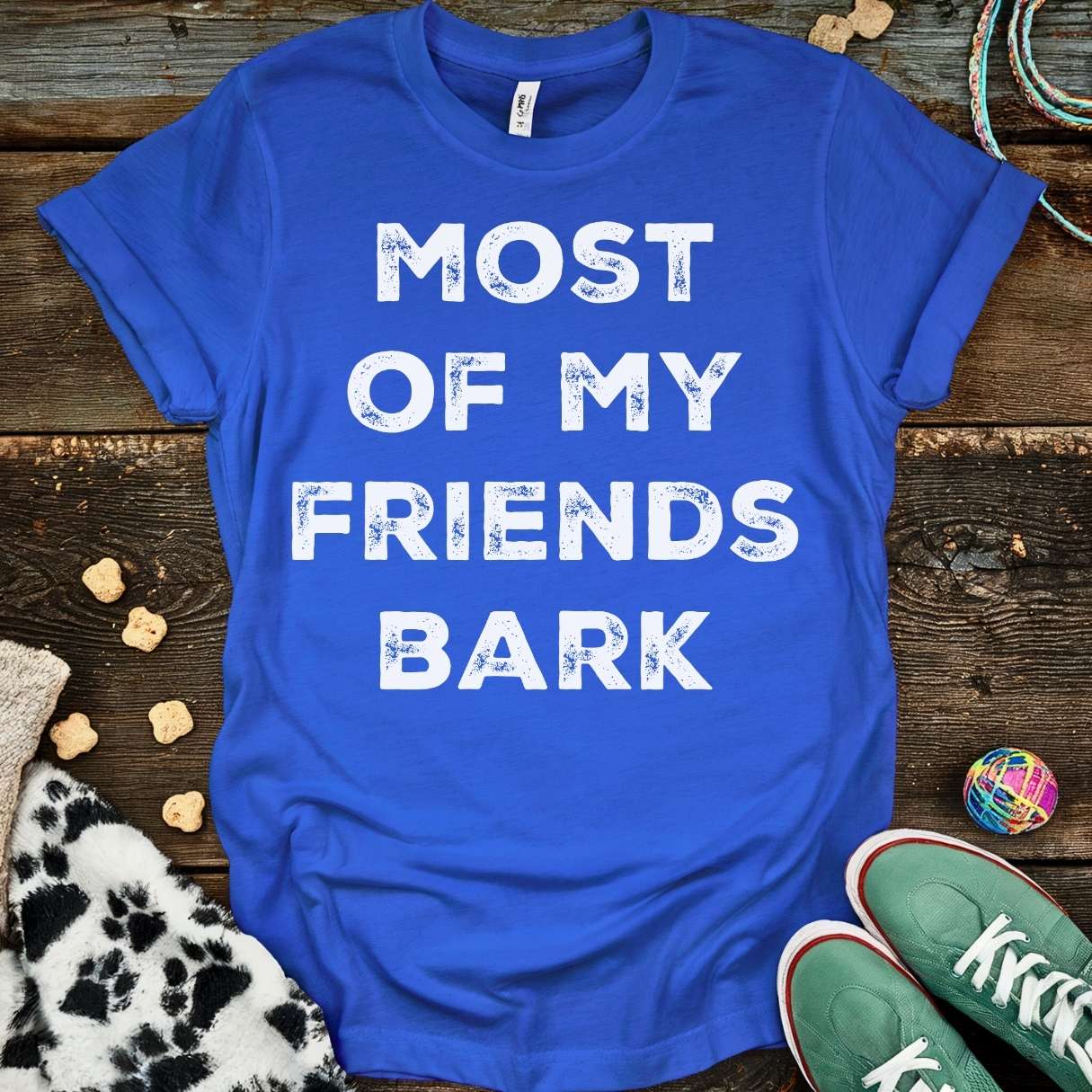 Friends Bark T-Shirt Royal / S T-Shirt