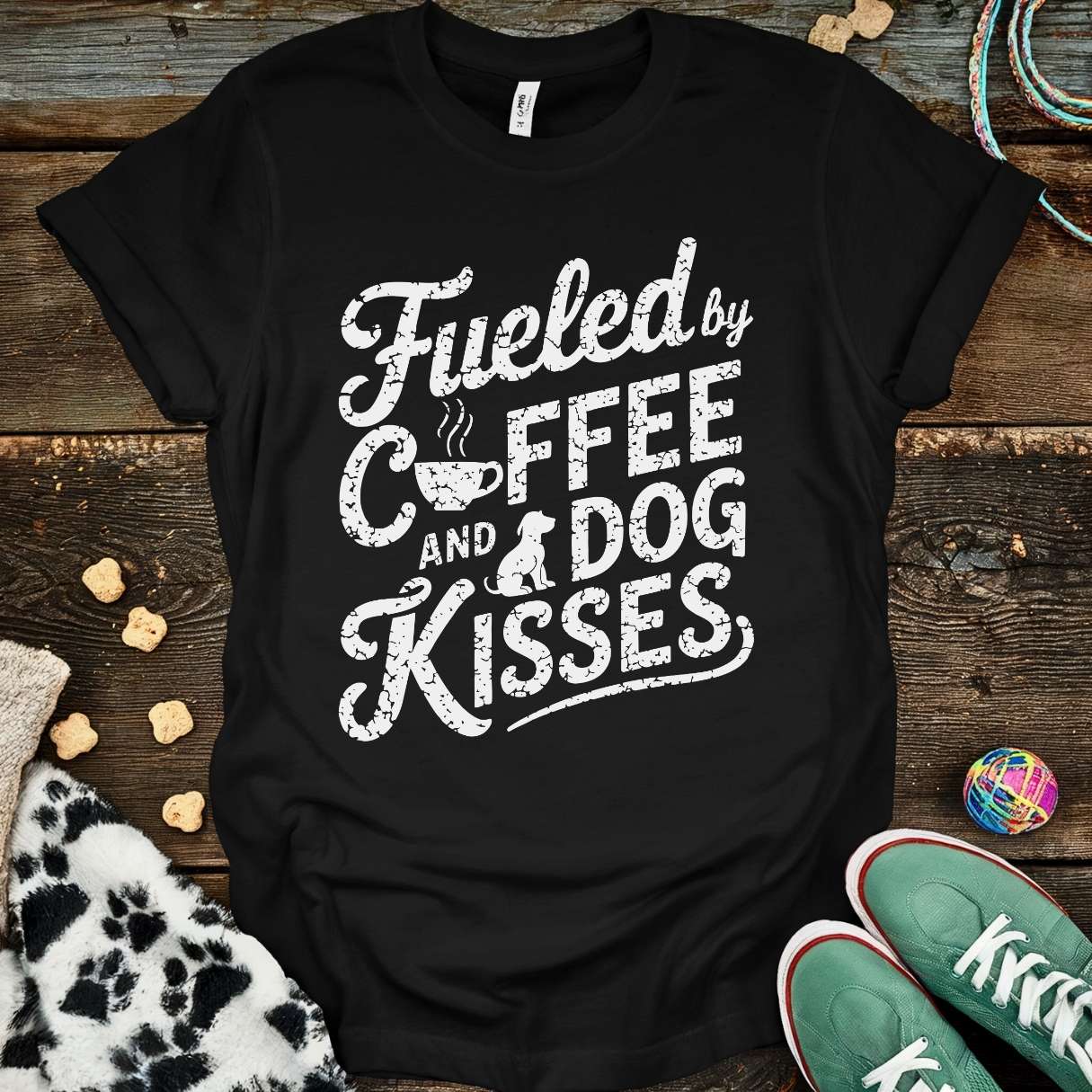 Fueled By Coffee T-Shirt Black / S T-Shirt