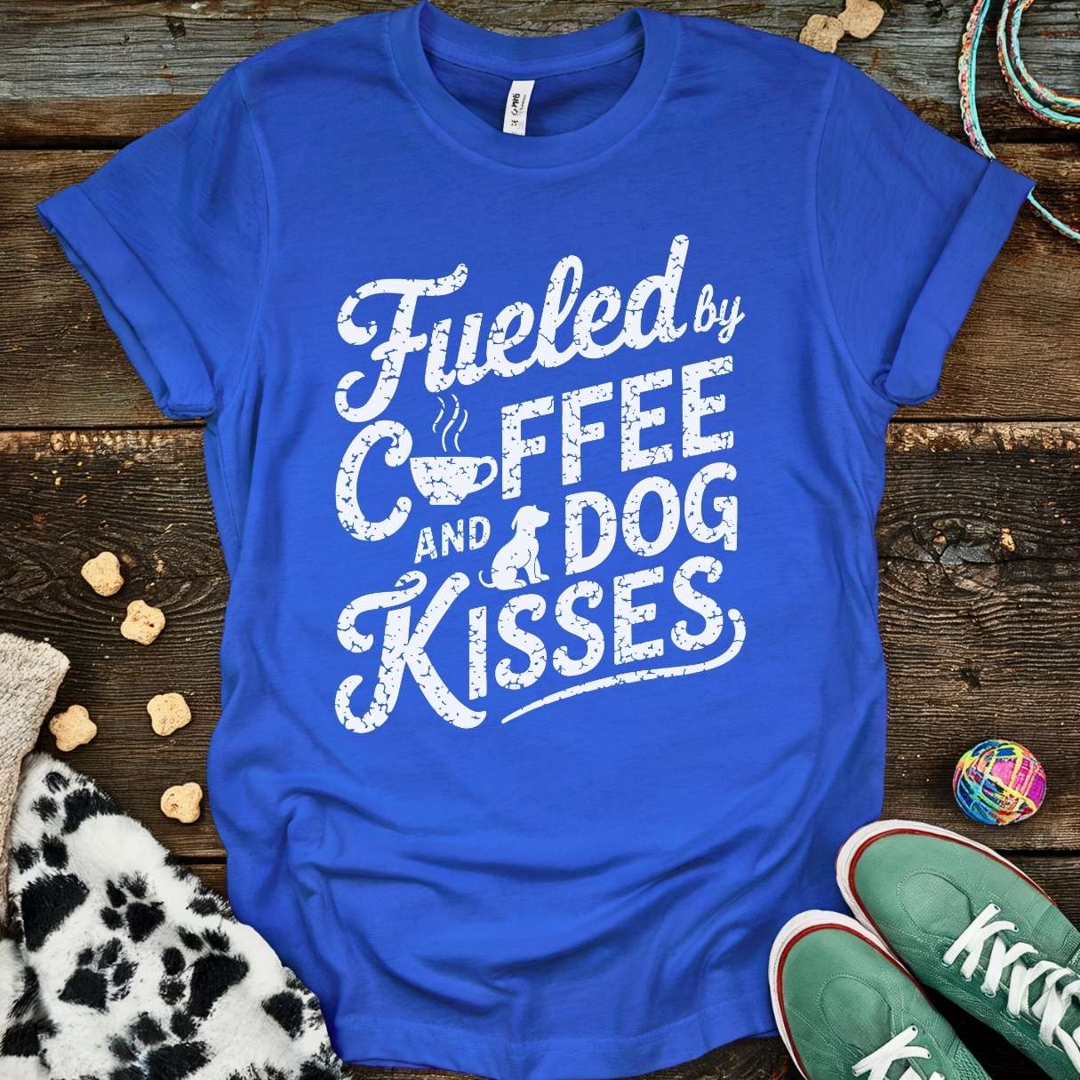 Fueled By Coffee T-Shirt Royal / S T-Shirt