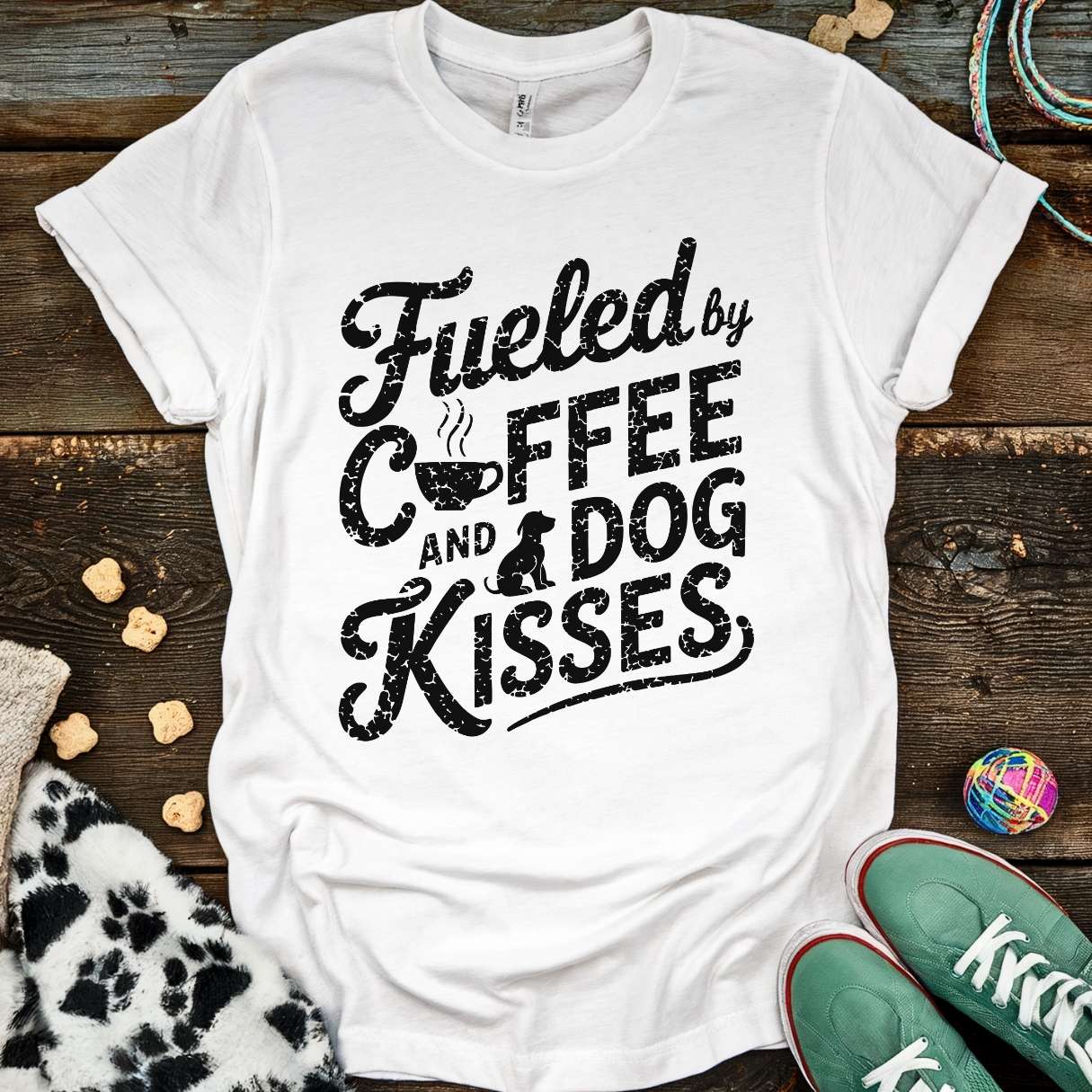 Fueled By Coffee T-Shirt White / S T-Shirt