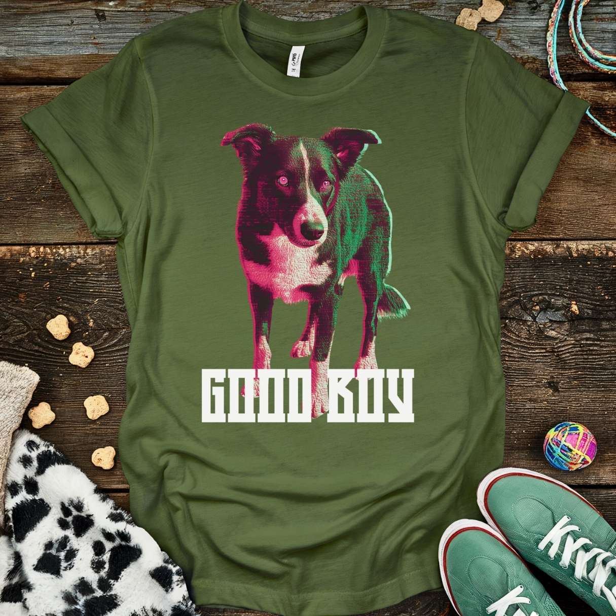 Good Boy T-Shirt Military Green / S T-Shirt