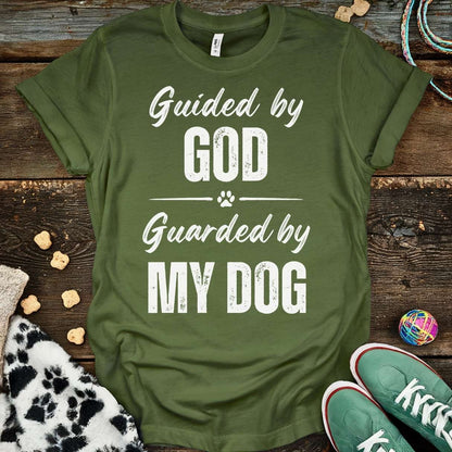 Guided By God T-Shirt Military Green / S T-Shirt