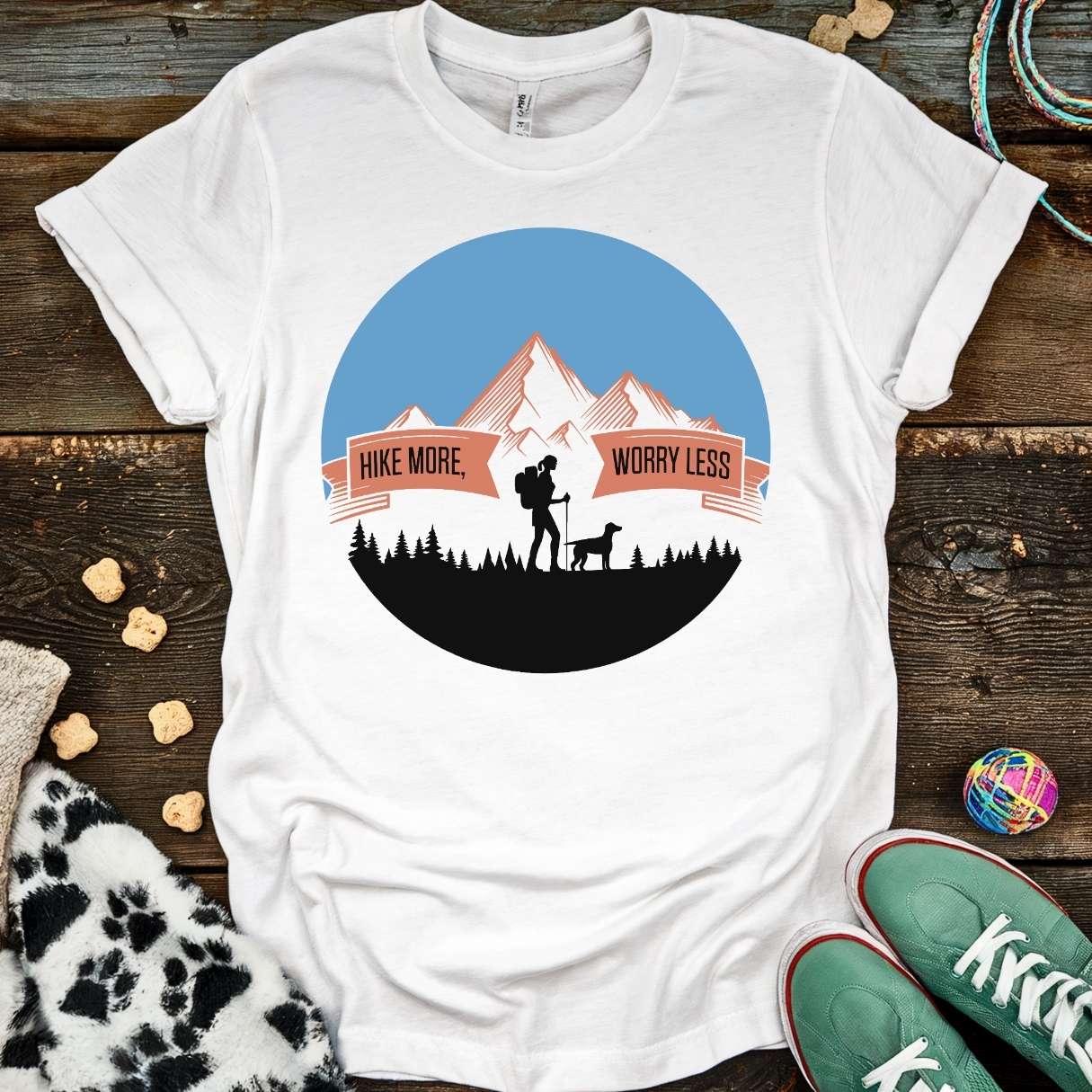 Hike More T-Shirt White / S T-Shirt