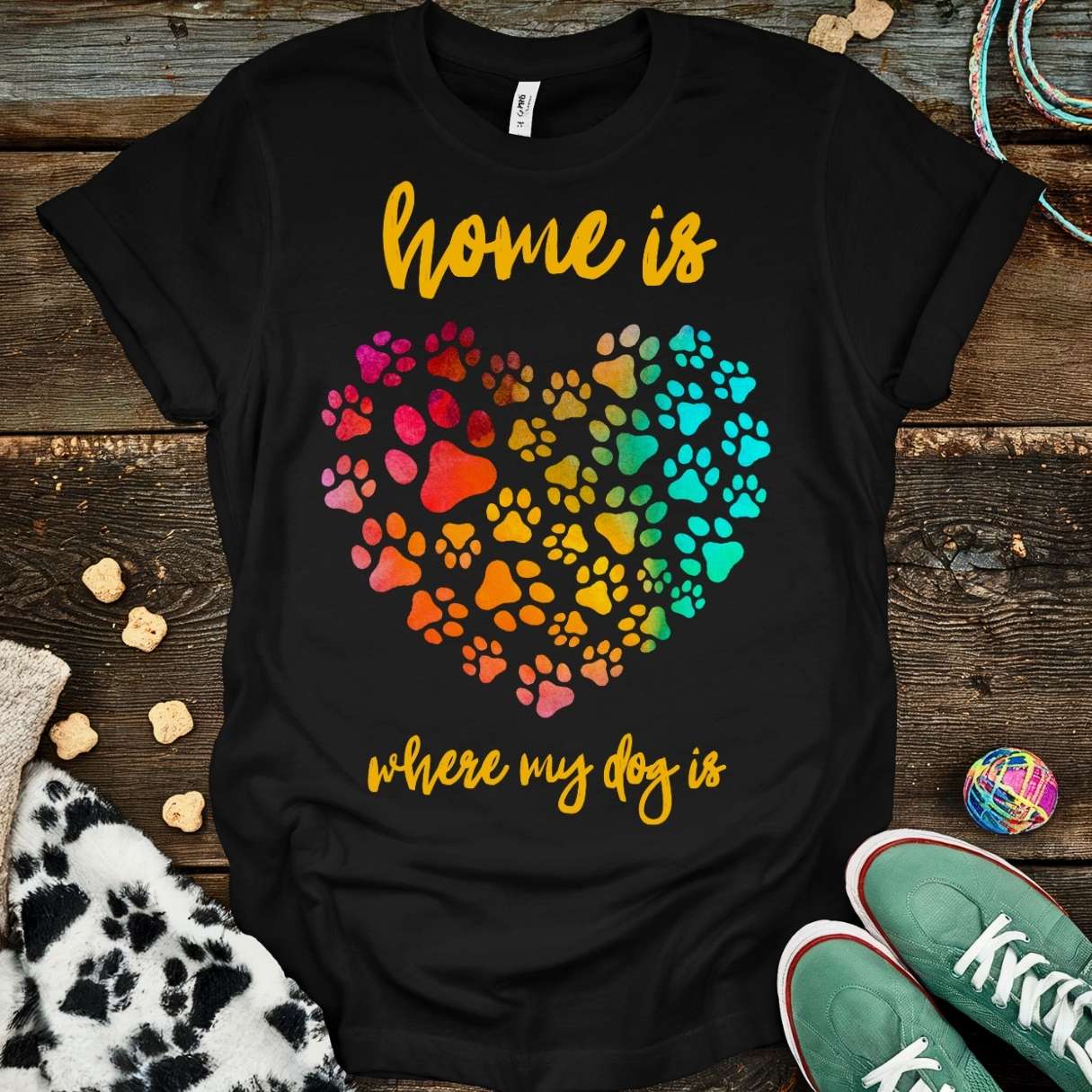 Home Is T-Shirt Black / S T-Shirt