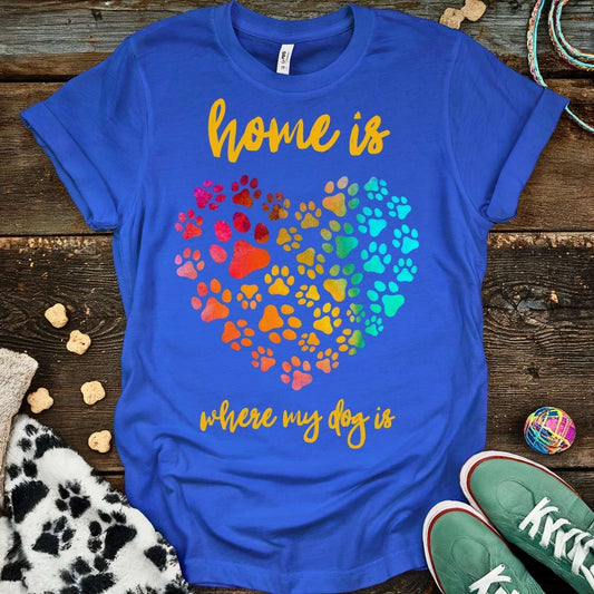 Home Is T-Shirt Royal / S T-Shirt