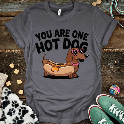 Hot Dog T-Shirt Charcoal / S T-Shirt