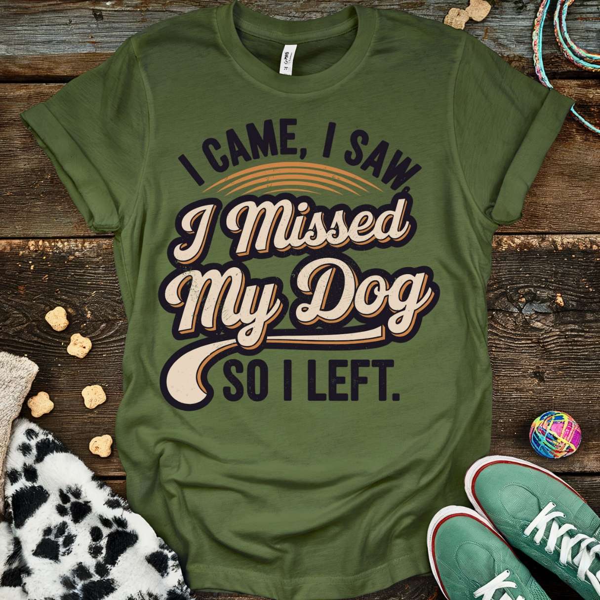 I Came, I Left T-Shirt Military Green / S T-Shirt