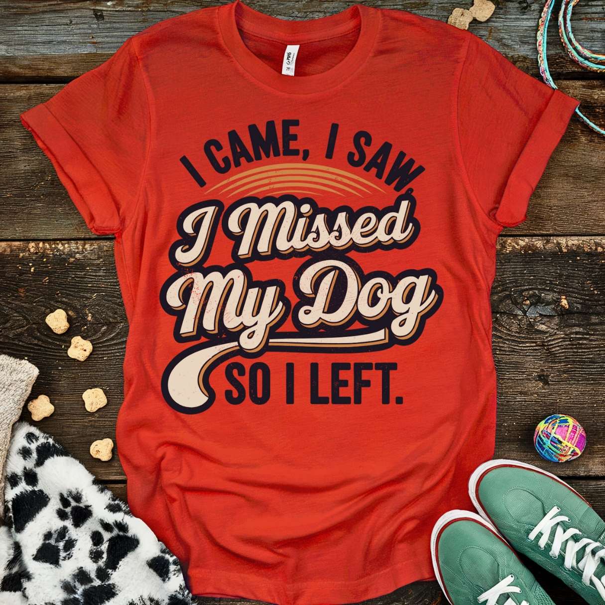 I Came, I Left T-Shirt Red / S T-Shirt