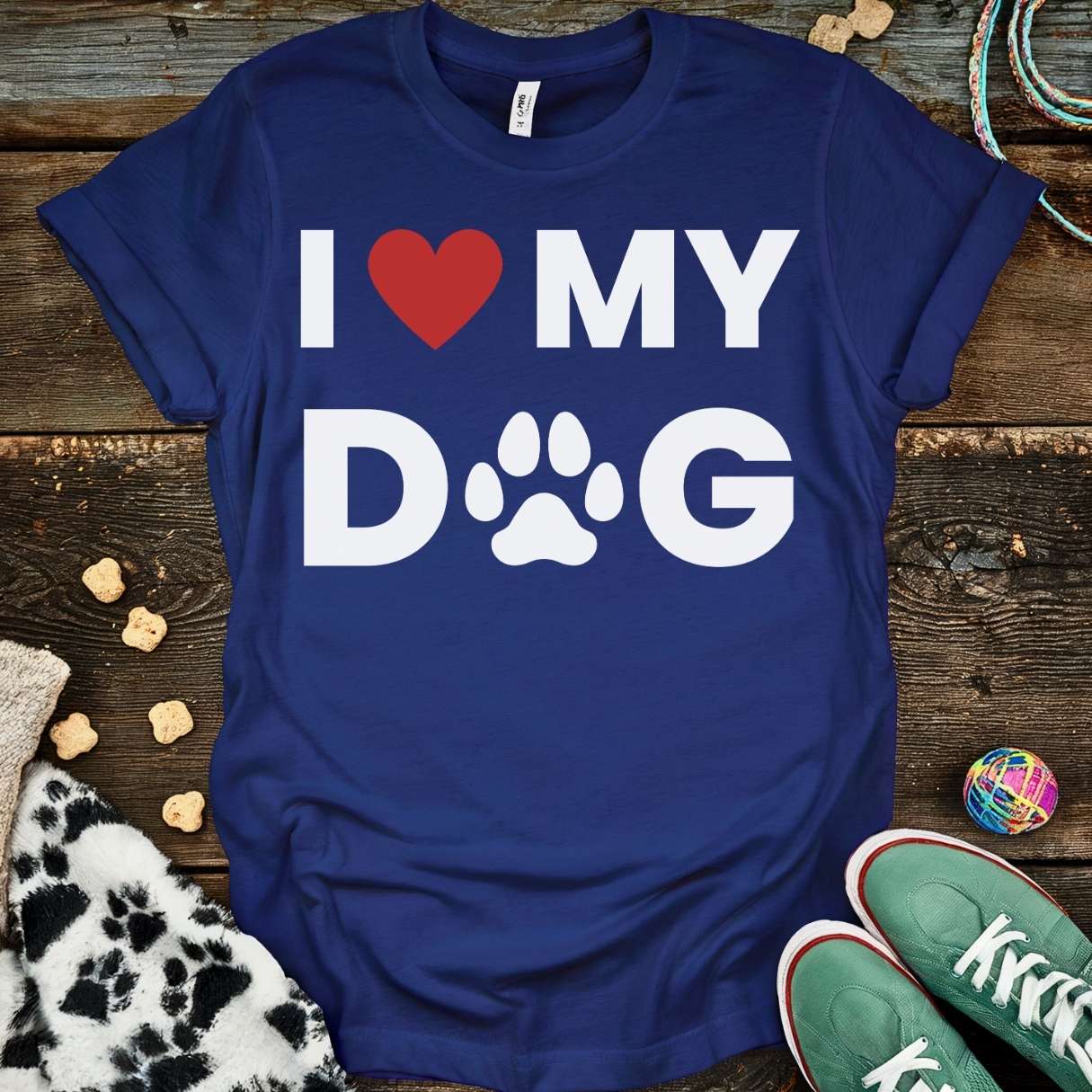 I Love My Dog T-Shirt Navy / S T-Shirt