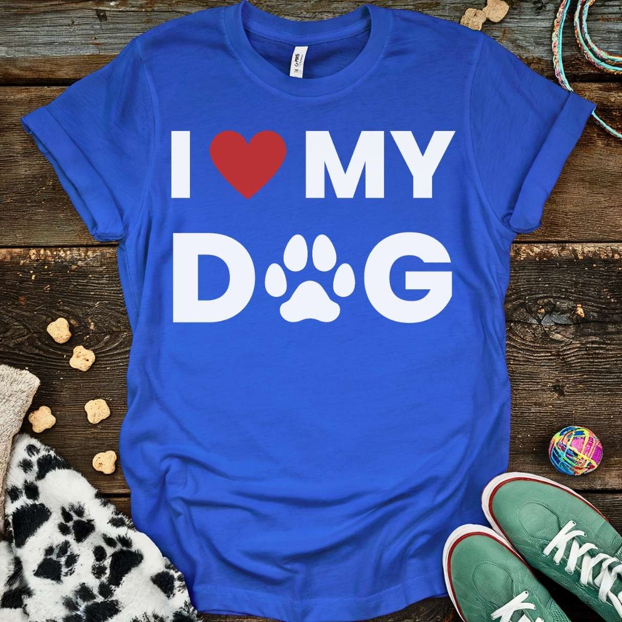 I Love My Dog T-Shirt Royal / S T-Shirt