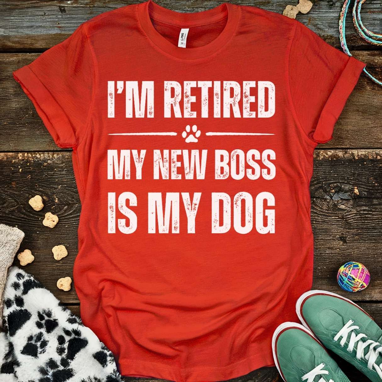 I'm Retired T-Shirt Red / S T-Shirt