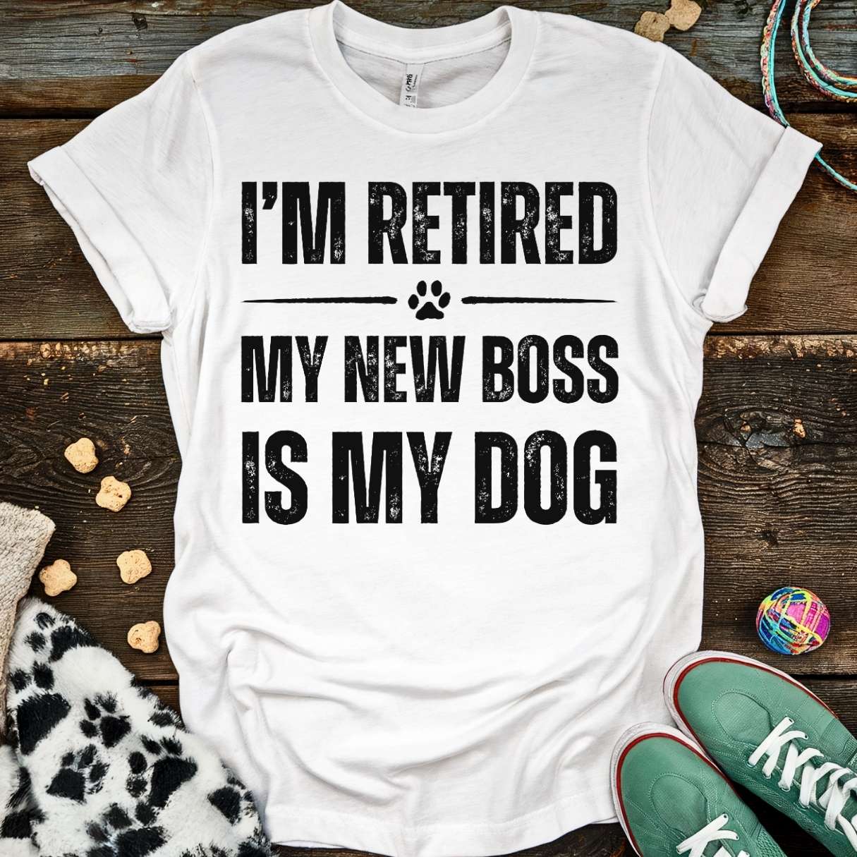 I'm Retired T-Shirt White / S T-Shirt