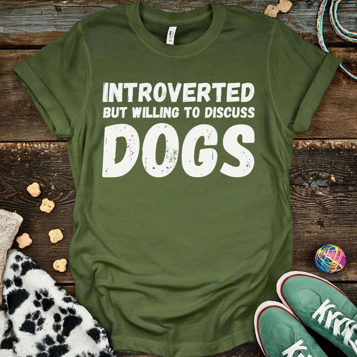 Introverted T-Shirt Military Green / S T-Shirt