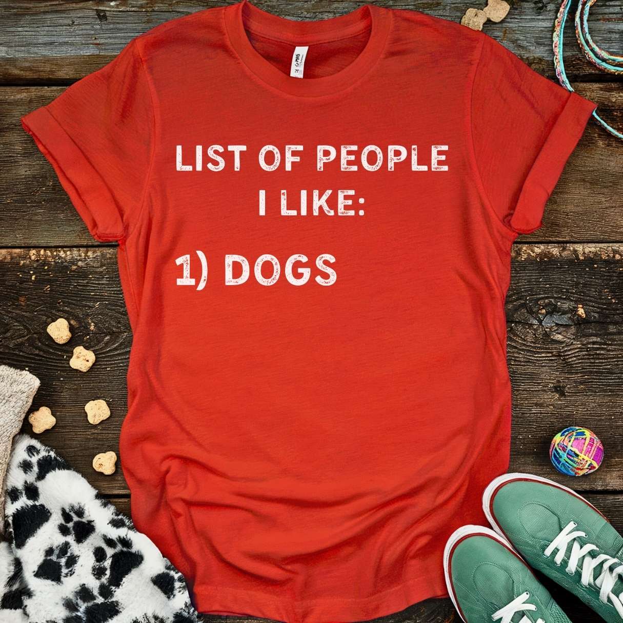 List Of People T-Shirt Red / S T-Shirt