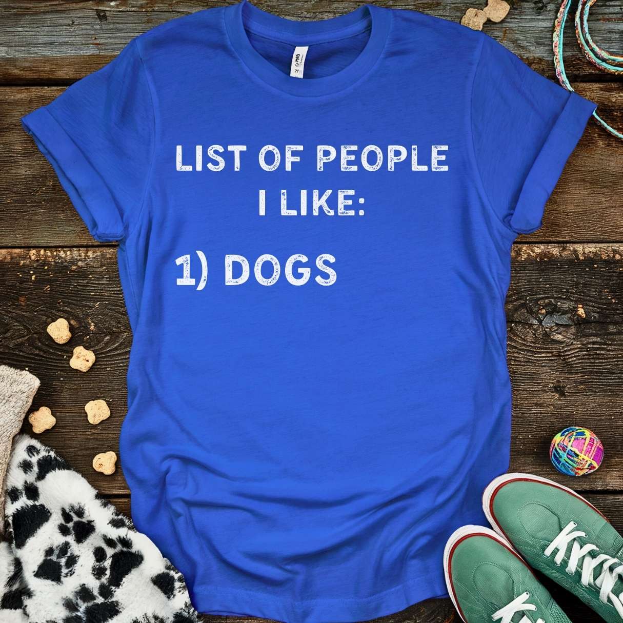 List Of People T-Shirt Royal / S T-Shirt