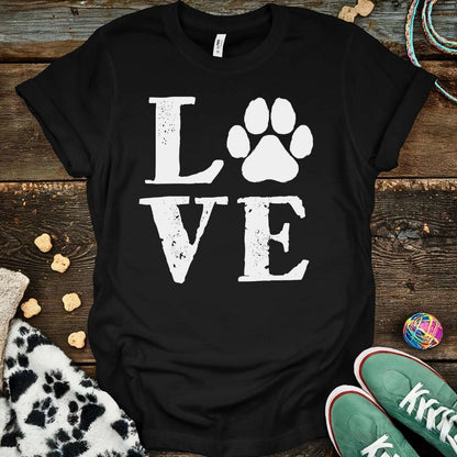 Love Paw T-Shirt Black / S T-Shirt