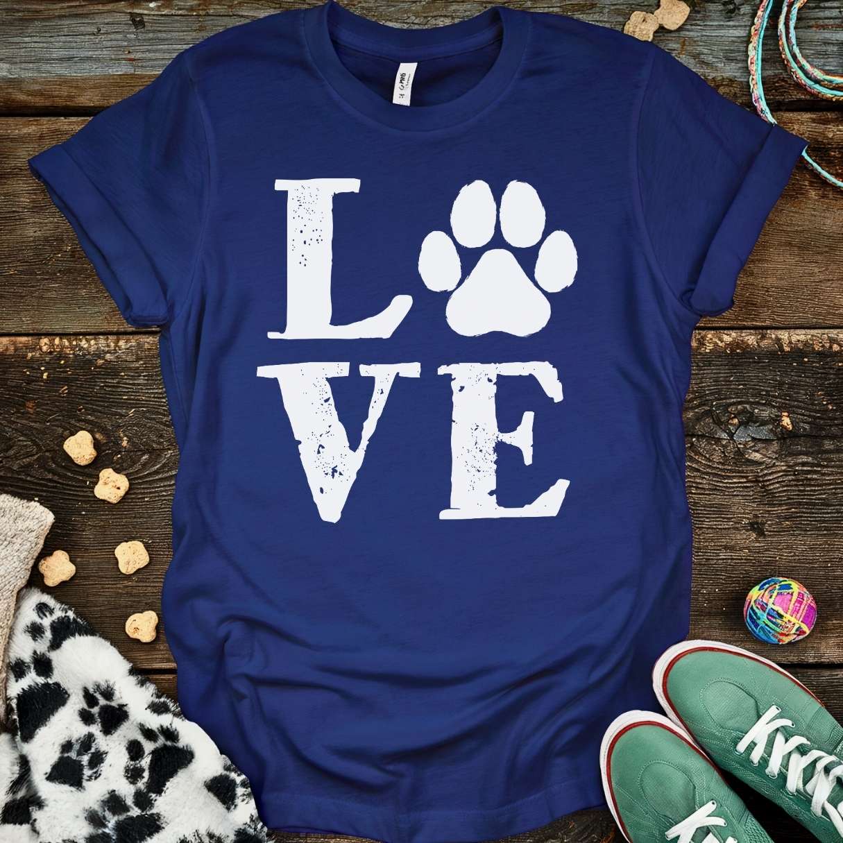 Love Paw T-Shirt Navy / S T-Shirt