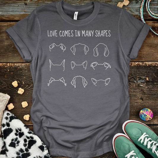 Many Shapes T-Shirt Charcoal / S T-Shirt