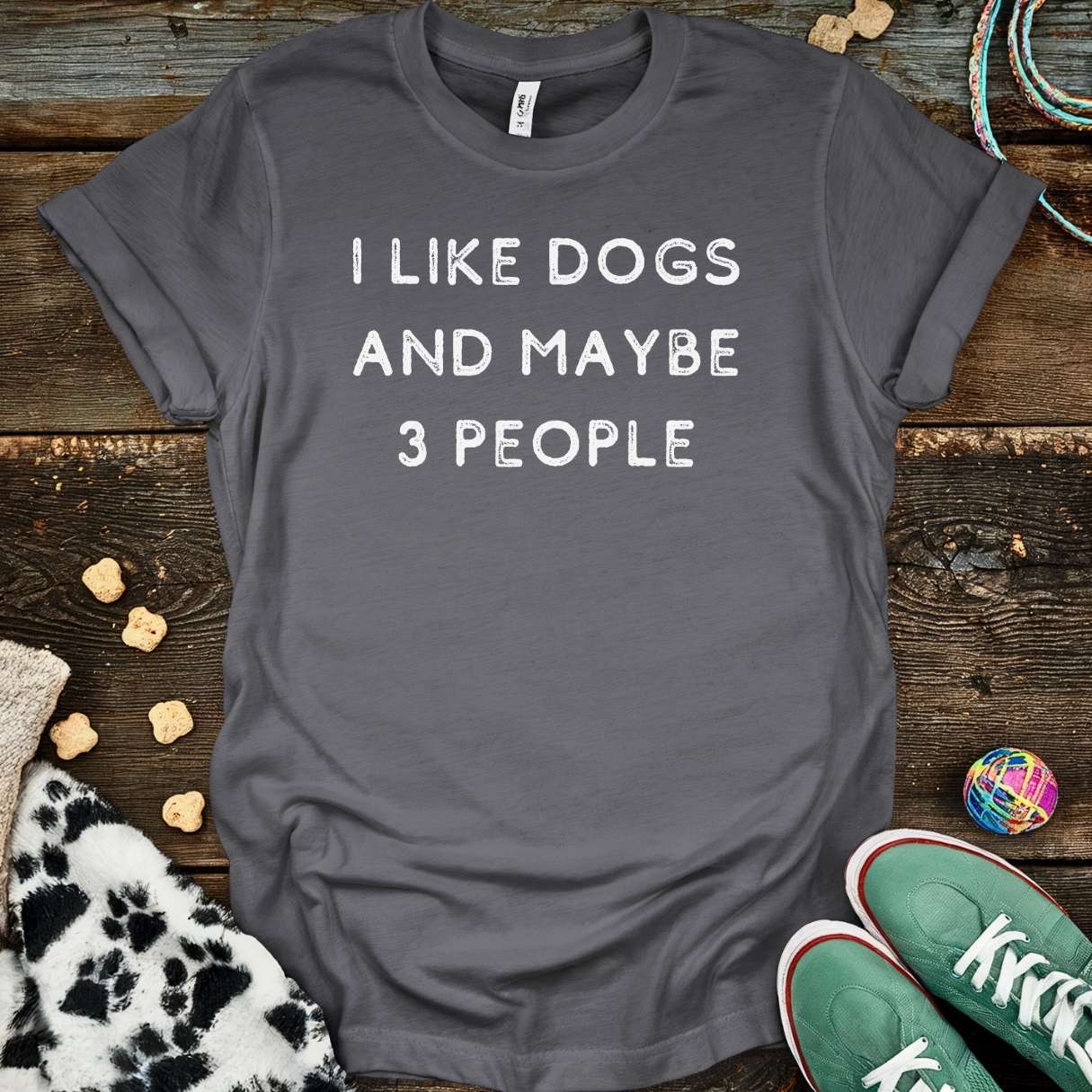 Maybe 3 People T-Shirt Charcoal / S T-Shirt