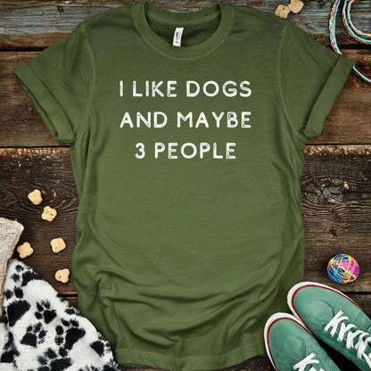 Maybe 3 People T-Shirt Military Green / S T-Shirt