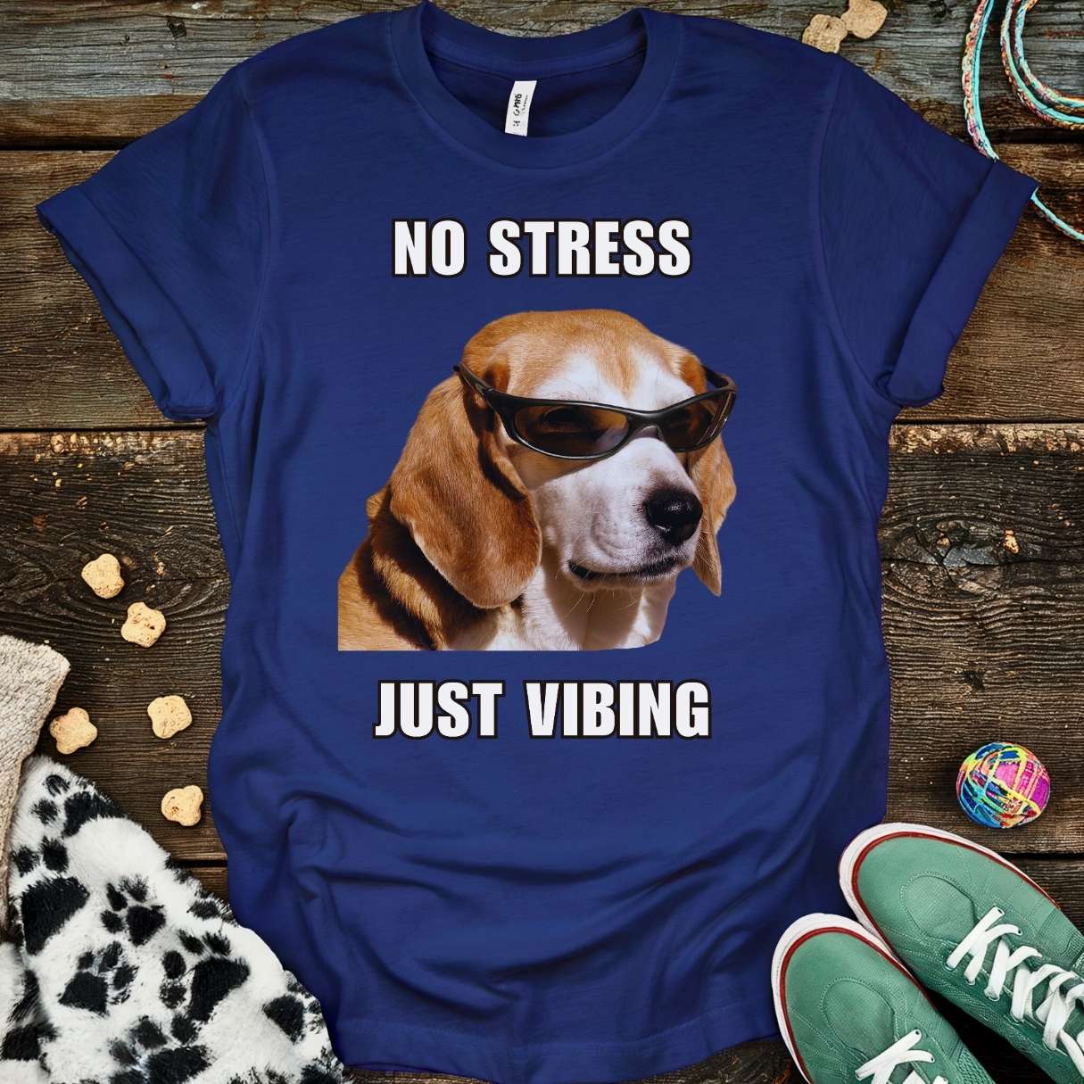 No Stress T-Shirt Navy / S T-Shirt