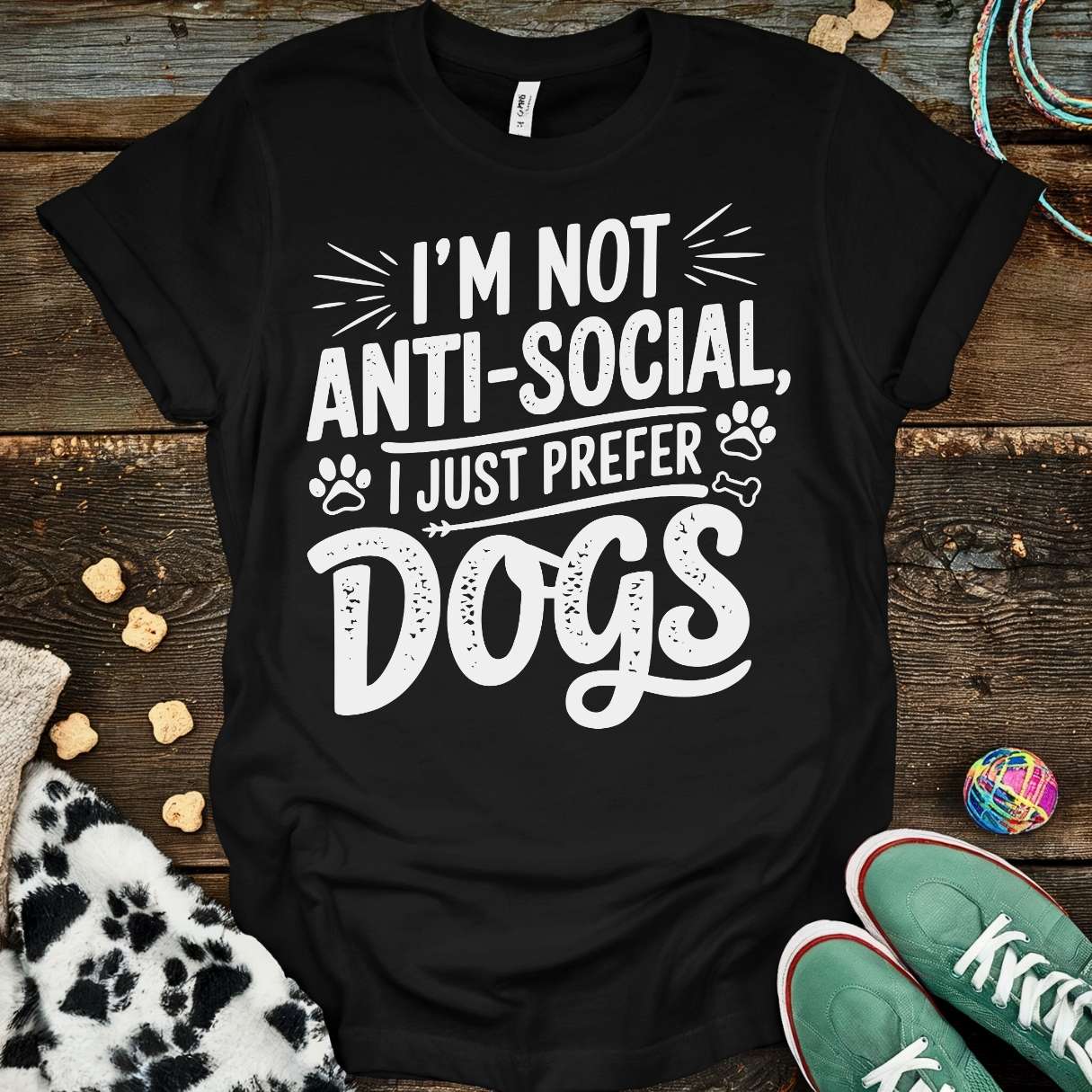 Not Anti-Social T-Shirt Black / S T-Shirt