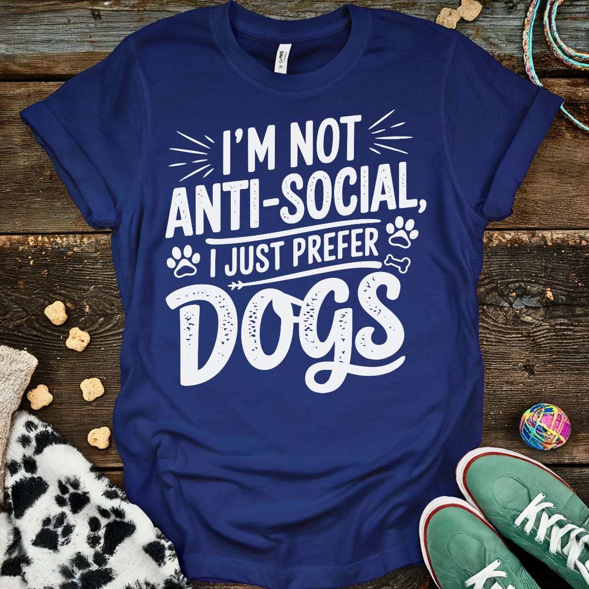 Not Anti-Social T-Shirt Navy / S T-Shirt