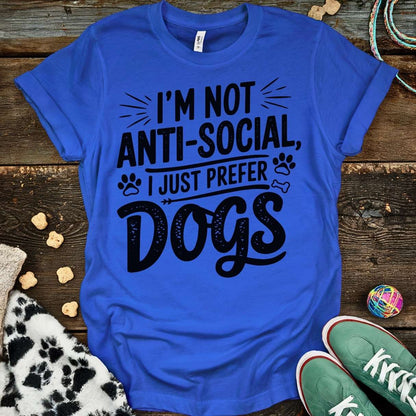 Not Anti-Social T-Shirt Royal / S T-Shirt