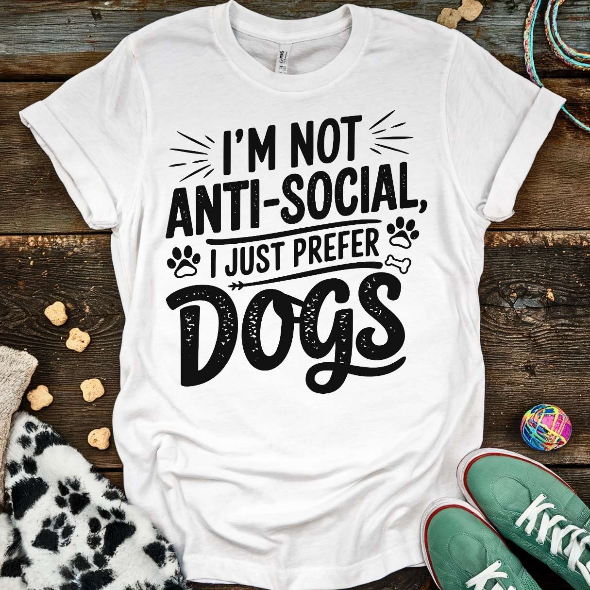 Not Anti-Social T-Shirt White / S T-Shirt