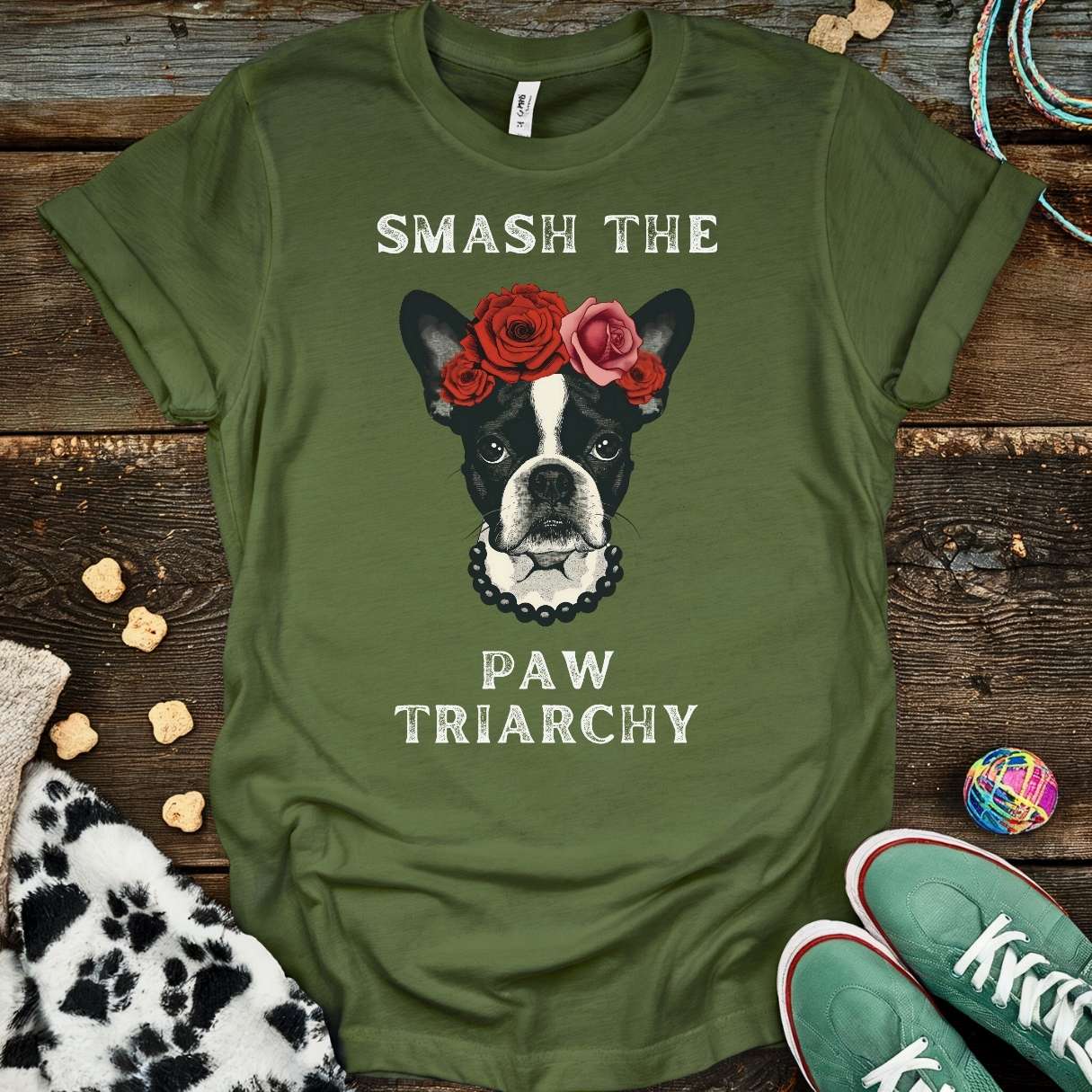 Pawtriarchy T-Shirt Military Green / S T-Shirt