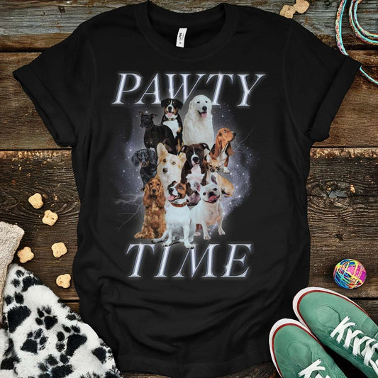 Pawty Time Bootleg T-Shirt Black / S T-Shirt