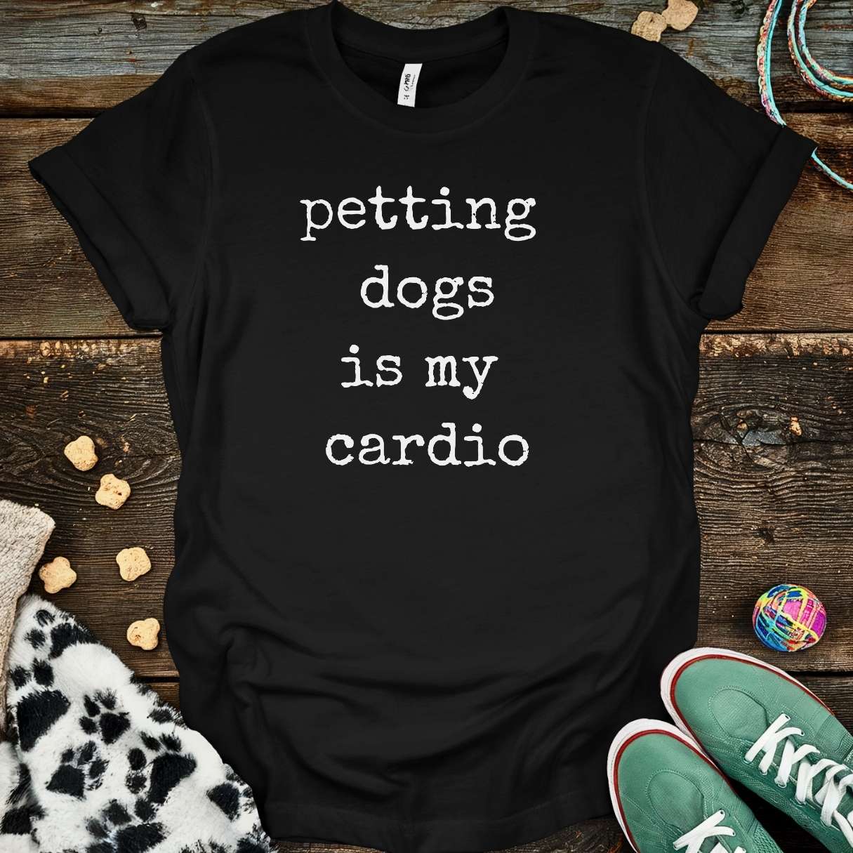 Petting Dogs T-Shirt Black / S T-Shirt