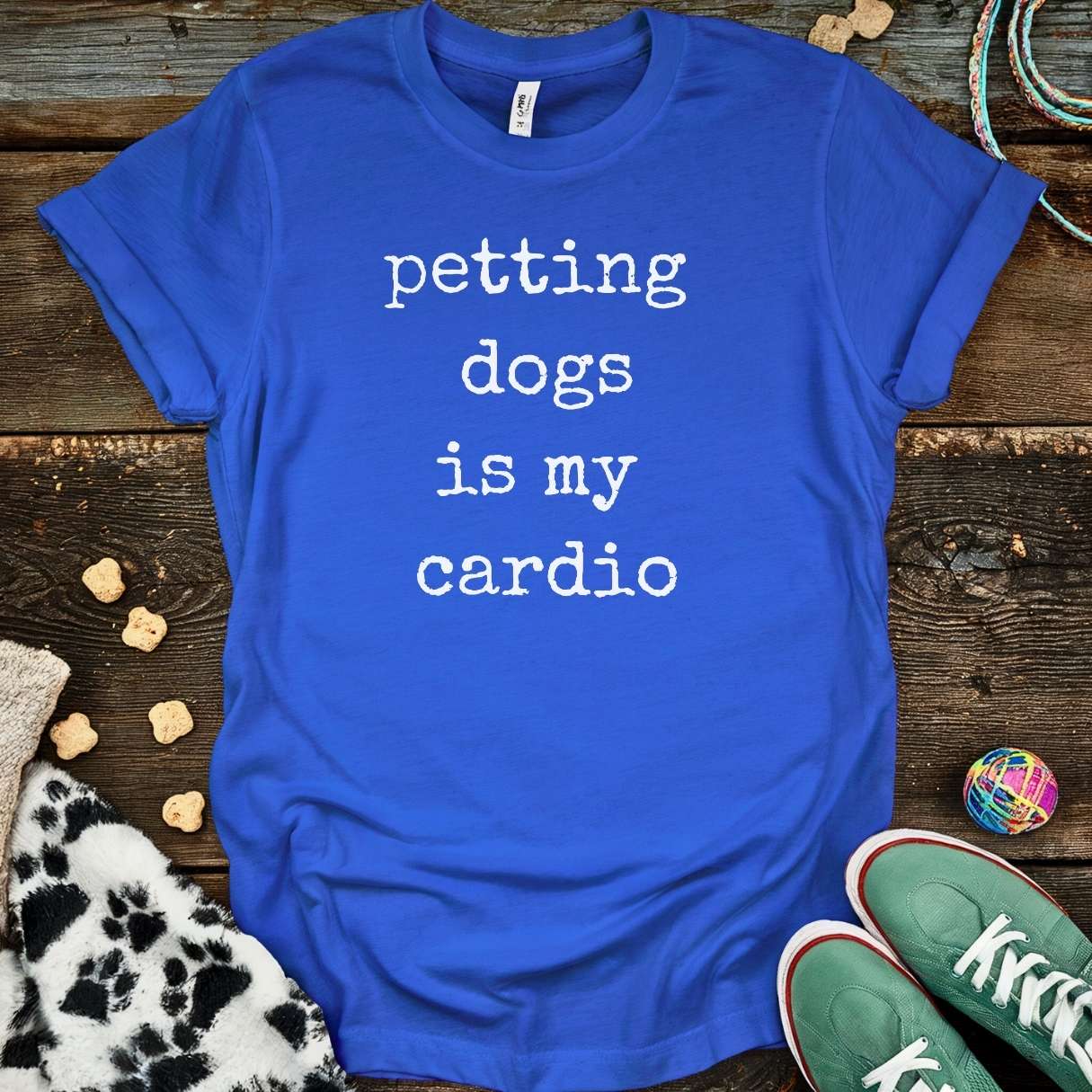 Petting Dogs T-Shirt Royal / S T-Shirt