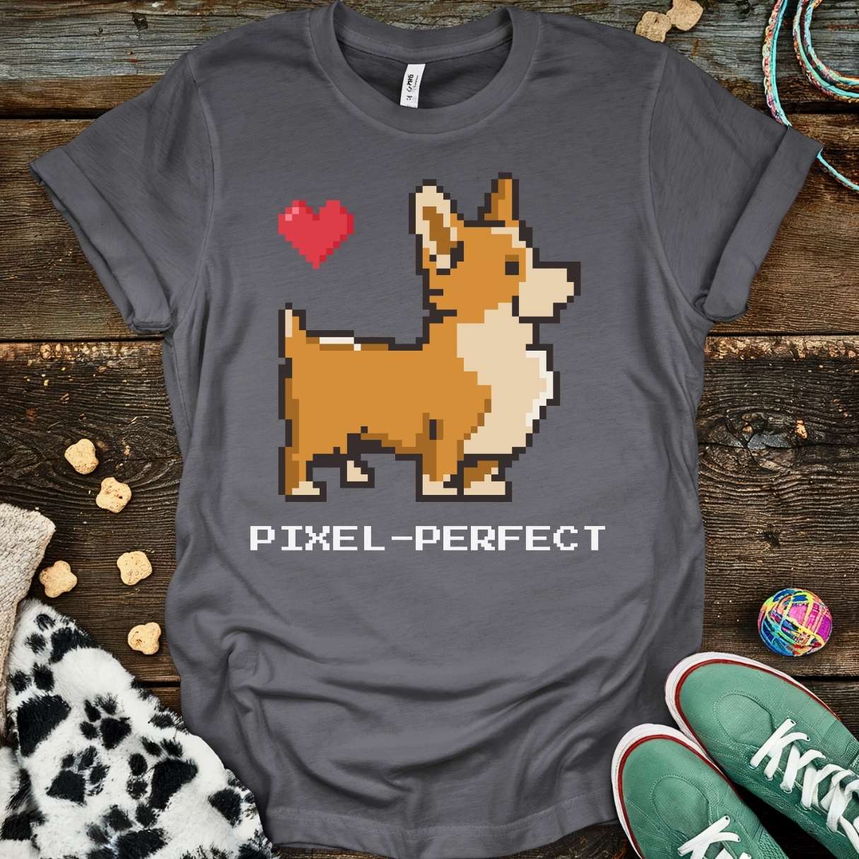 Pixel Perfect T-Shirt Charcoal / S T-Shirt