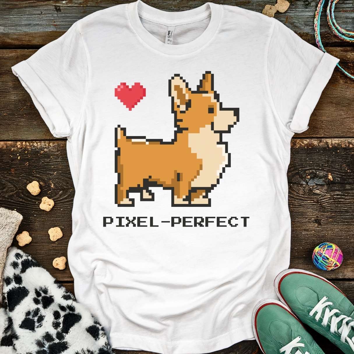 Pixel Perfect T-Shirt White / S T-Shirt