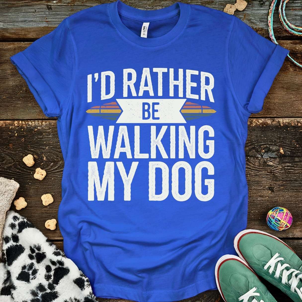 Rather Walking Arrow T-Shirt Royal / S T-Shirt