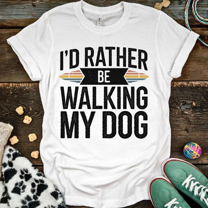 Rather Walking Arrow T-Shirt White / S T-Shirt