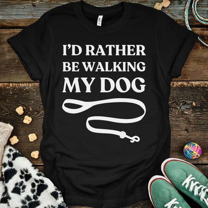 Rather Walking T-Shirt Black / S T-Shirt