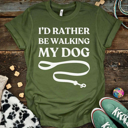 Rather Walking T-Shirt Military Green / S T-Shirt