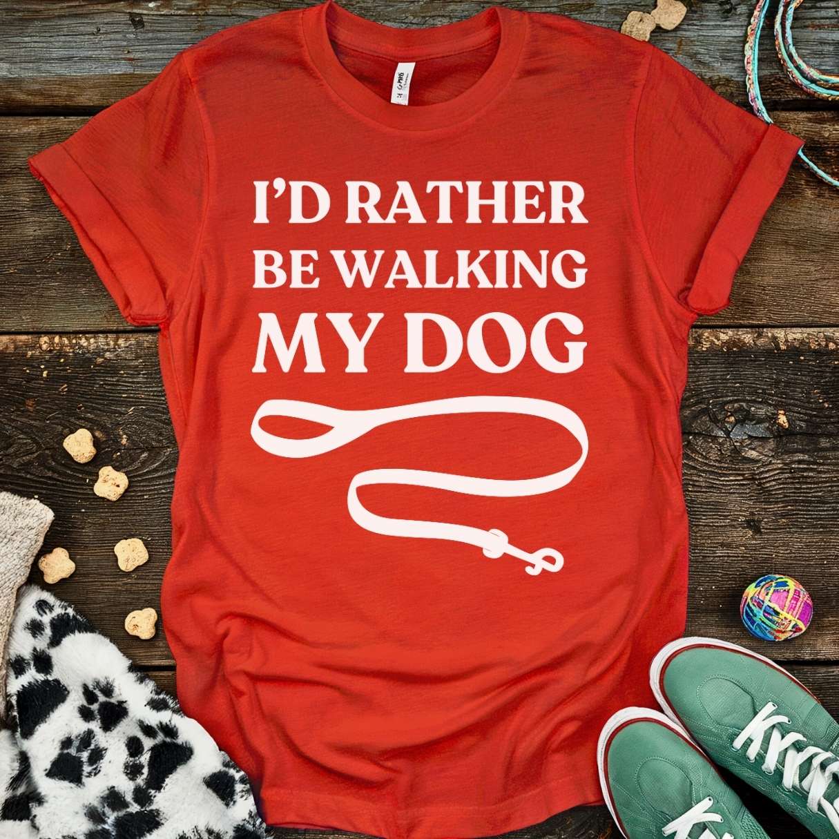 Rather Walking T-Shirt Red / S T-Shirt