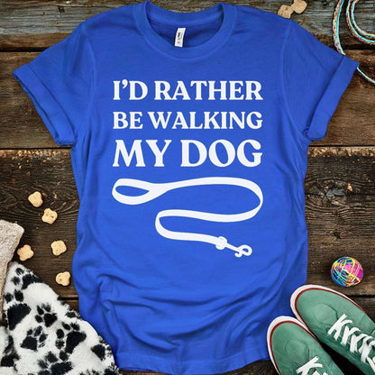 Rather Walking T-Shirt Royal / S T-Shirt