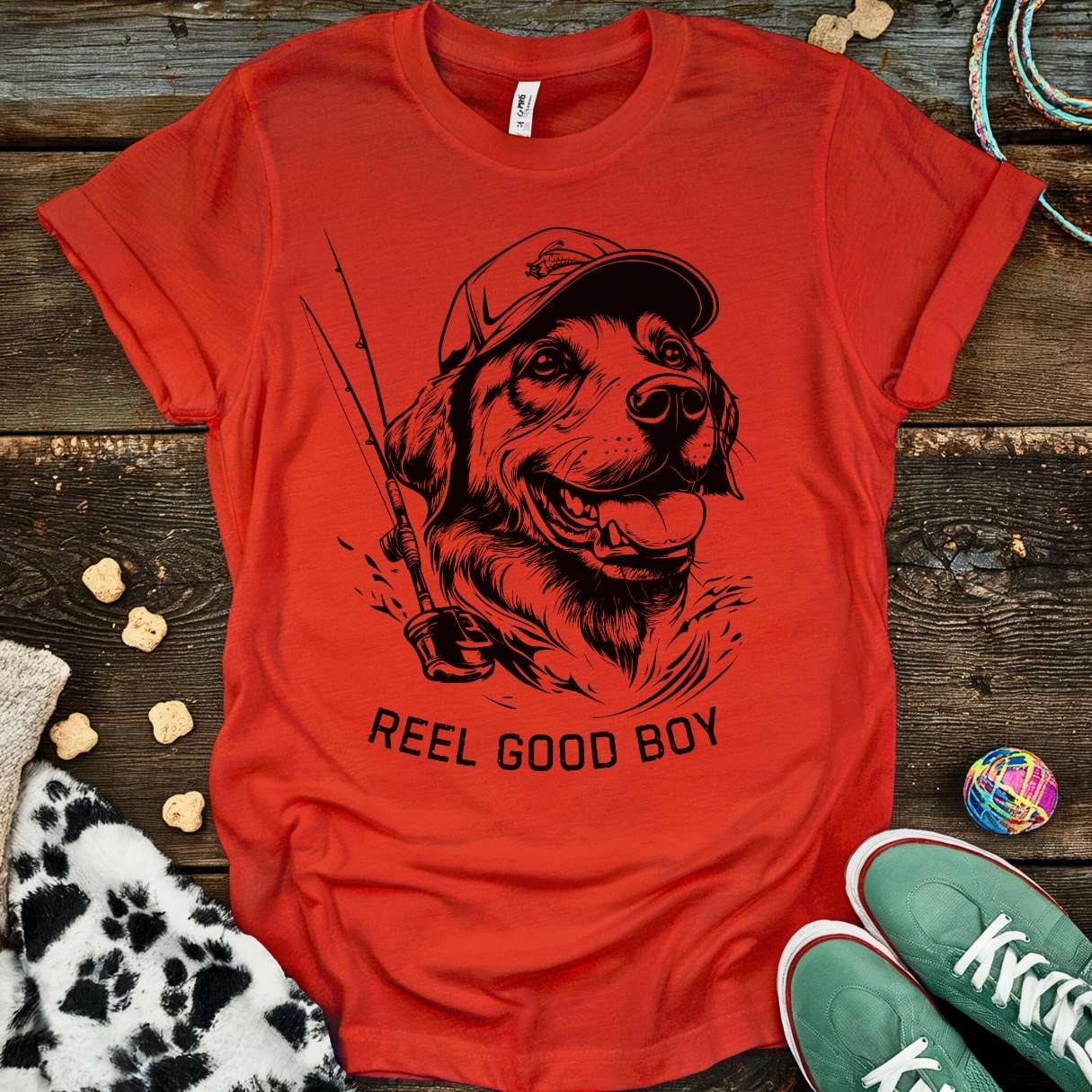 Reel Good Boy T-Shirt Red / S T-Shirt