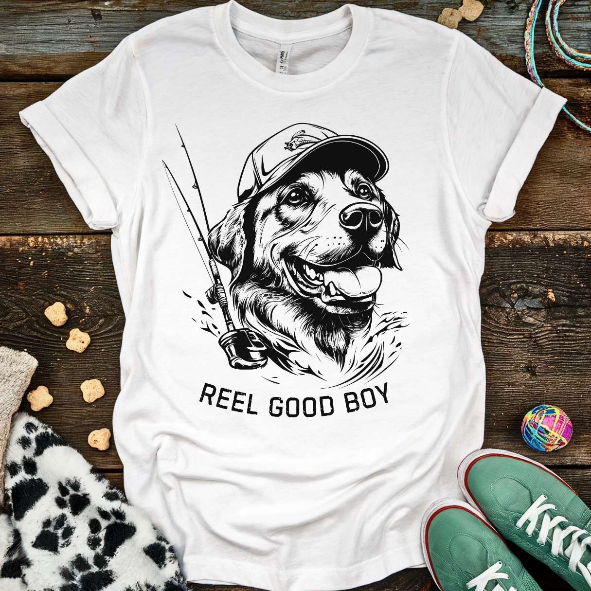 Reel Good Boy T-Shirt White / S T-Shirt