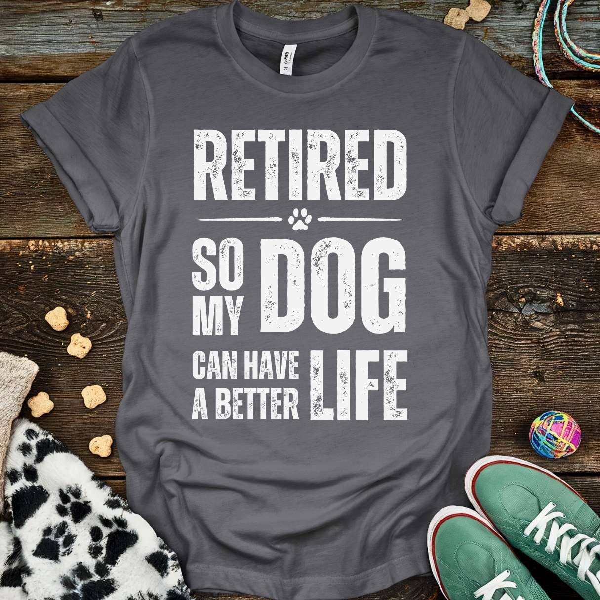 Retired Better Life T-Shirt Charcoal / S T-Shirt