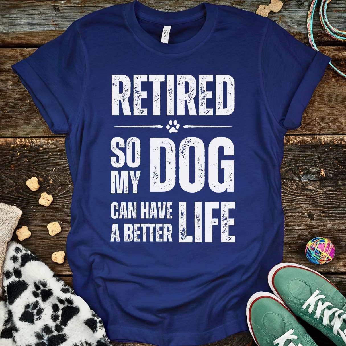 Retired Better Life T-Shirt Navy / S T-Shirt