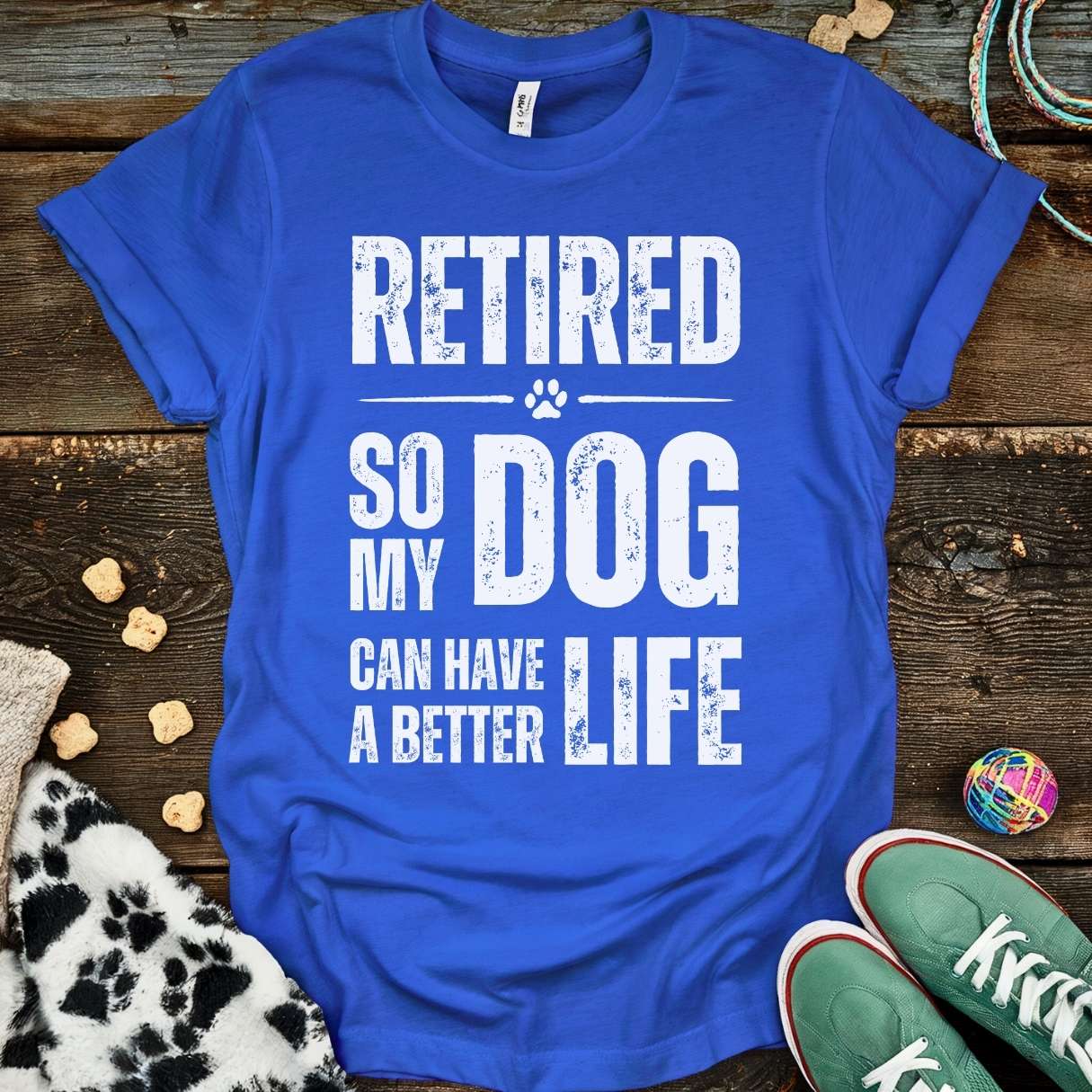 Retired Better Life T-Shirt Royal / S T-Shirt